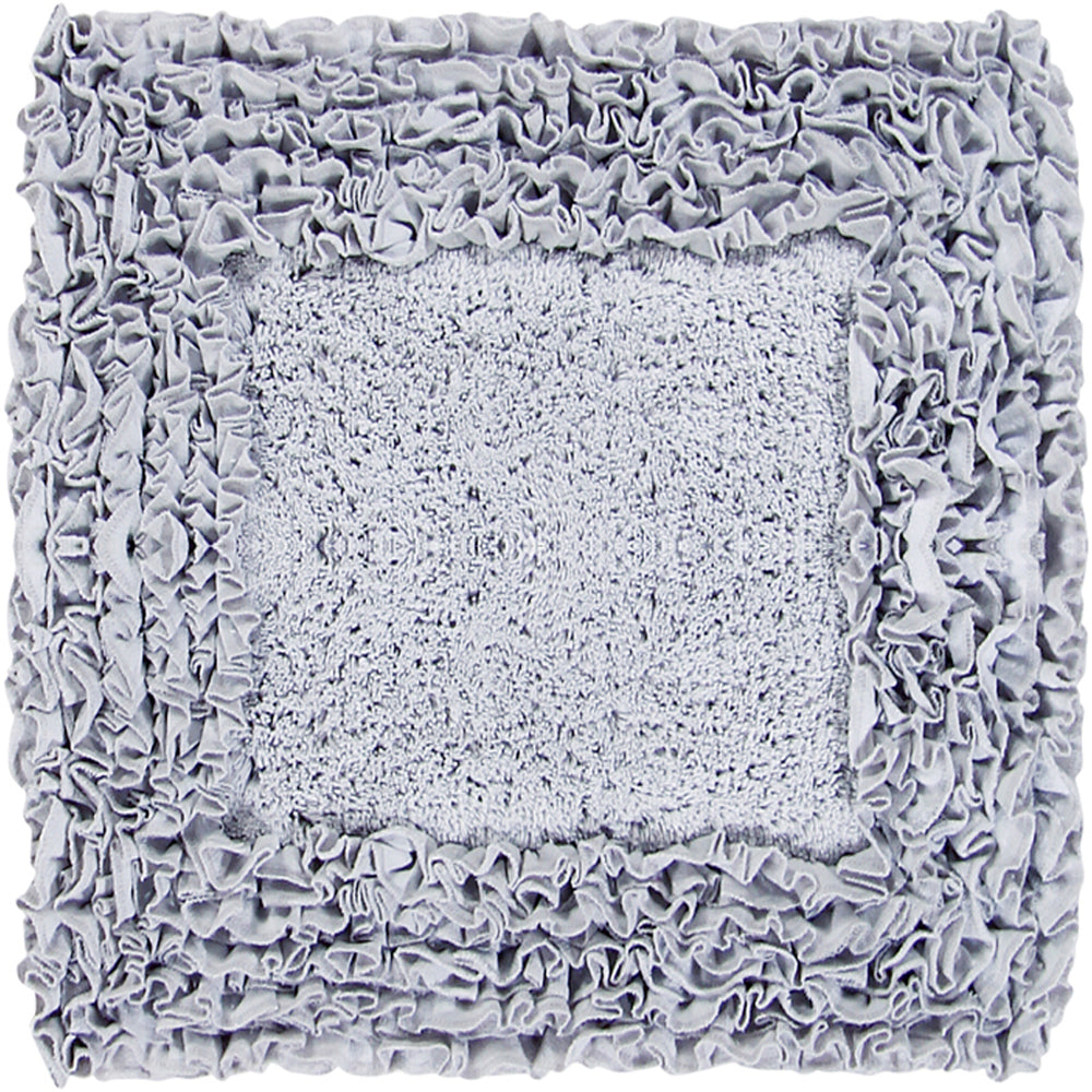 
                      
                        Better Trends 100% Cotton Bath Rug in Shaggy Border Collection - Ultra Soft, Plush, Tufted Bath Rug for Bathroom Floor, Tub and Shower, Bathroom rug 2 Piece Set (17" x 24"), Silver
                      
                    