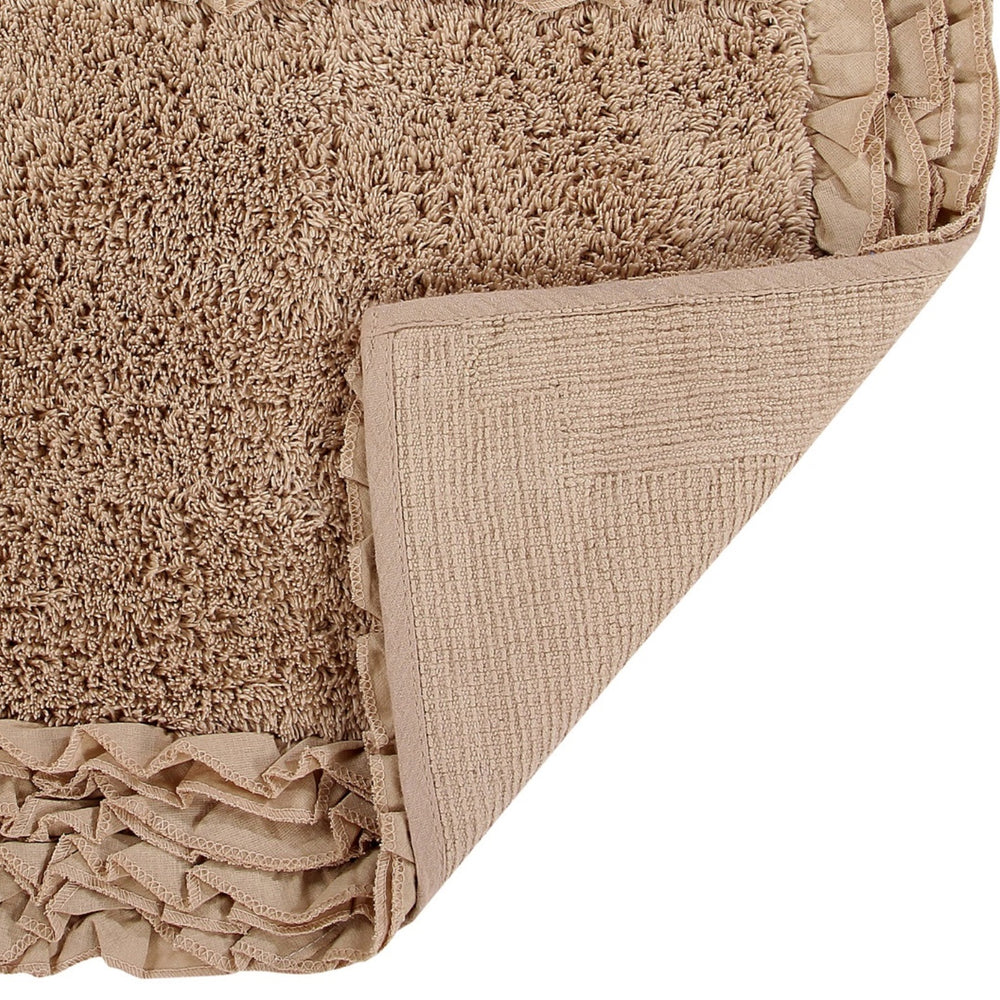 
                      
                        Better Trends 100% Cotton Bath Rug in Shaggy Border Collection - Ultra Soft, Plush, Tufted Bath Rug for Bathroom Floor, Tub and Shower, Bathroom Rug 2 Piece Set (17" x 24" | 24" x 40"), Beige
                      
                    