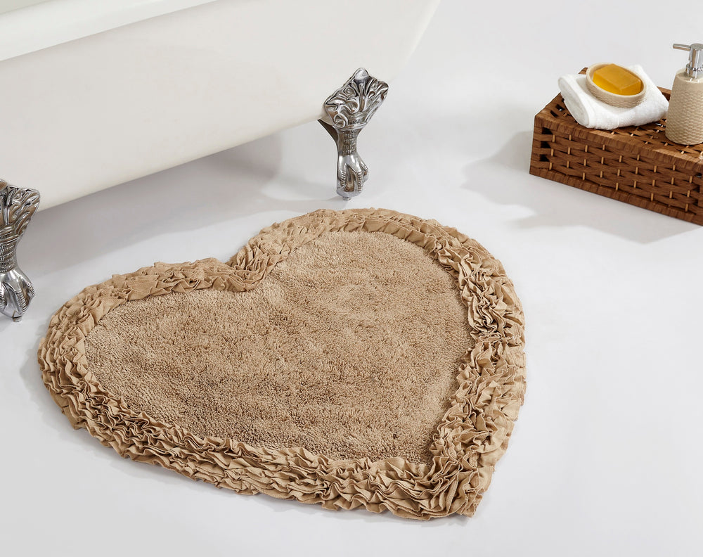 Better Trends 100% Cotton Bath Rug in Shaggy Border Collection - Ultra Soft, Plush, Absorbent, Tufted Bath Rug, Quick-Dry, Great for Bath, Shower, Bedroom - 30