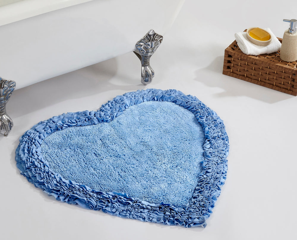 Better Trends 100% Cotton Bath Rug in Shaggy Border Collection - Ultra Soft, Plush, Absorbent, Tufted Bath Rug, Quick-Dry, Great for Bath, Shower, Bedroom - 30