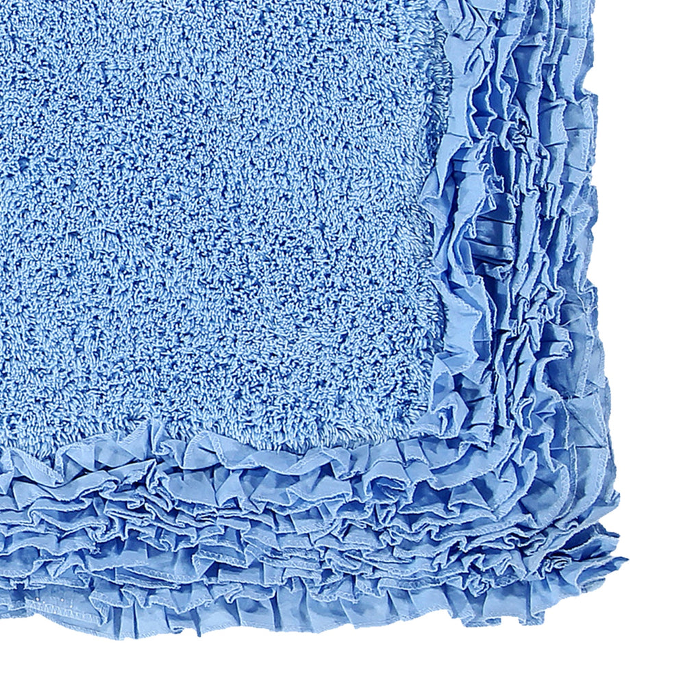 
                      
                        Better Trends 100% Cotton Bath Rug in Shaggy Border Collection - Ultra Soft, Plush, Absorbent, Tufted Bath Rug, Quick-Dry, Great for Bath, Shower, Bedroom - 30" Heart, Blue
                      
                    