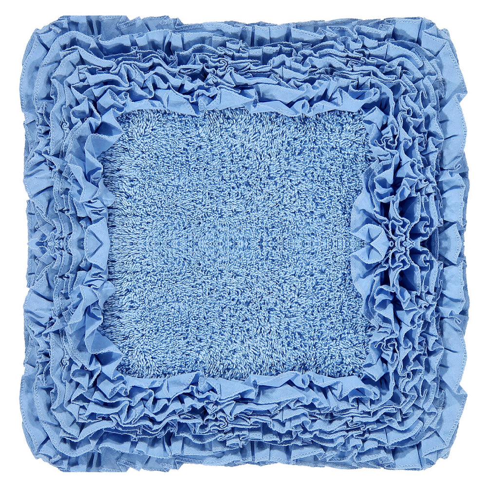 
                      
                        Better Trends 100% Cotton Bath Rug in Shaggy Border Collection - Ultra Soft, Plush, Absorbent, Tufted Bath Rug, Quick-Dry, Great for Bath, Shower, Bedroom - 30" Heart, Blue
                      
                    