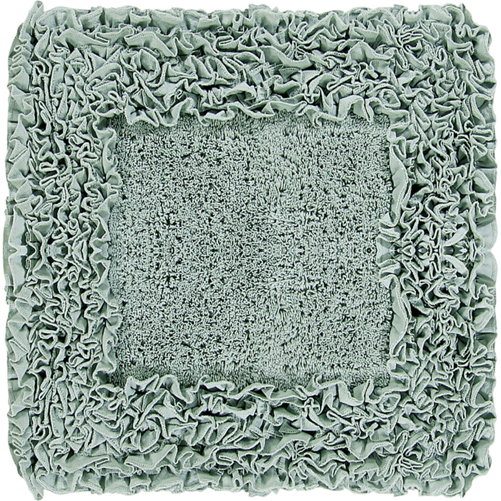 
                      
                        Better Trends Shaggy Border Collection, 3 Piece (17" x 24" | 20" x 20" | 21" x 34") Bathroom Set, Rectangle Rugs, 100% Cotton Sage Bath Mat, Water Absorbent and Non-Slip Doormat
                      
                    