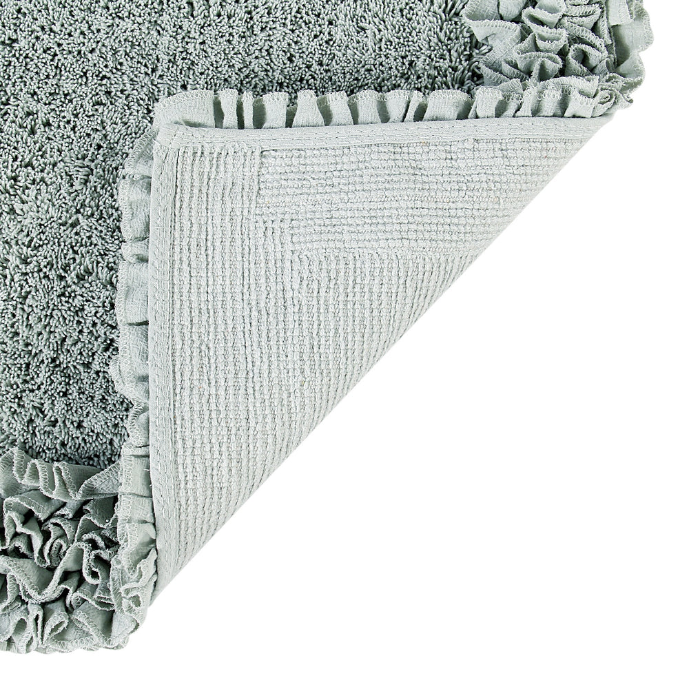 
                      
                        Better Trends Shaggy Border Collection, 3 Piece (17" x 24" | 24" x 40" | 20" x 60") Bathroom Set, Rectangle Rugs, 100% Cotton Sage Bath Mat, Water Absorbent and Non-Slip Doormat
                      
                    