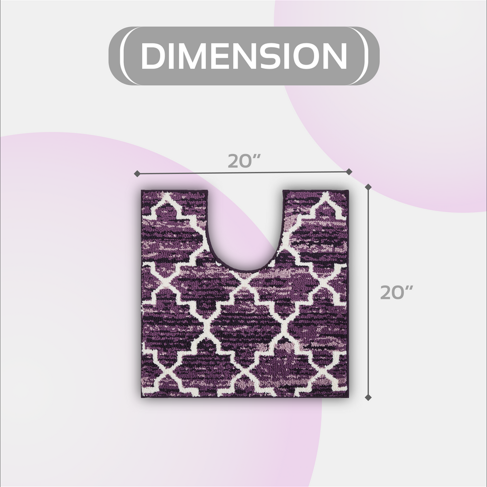 
                      
                        Savio Bath Rug - 100% Polyester Knitted Bath Mat with Gel Foam/Rubber Backing, Marrakesh Pattern
                      
                    