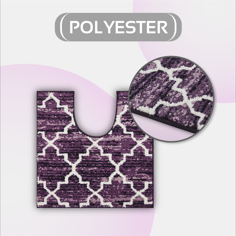 
                      
                        Savio Bath Rug - 100% Polyester Knitted Bath Mat with Gel Foam/Rubber Backing, Marrakesh Pattern
                      
                    