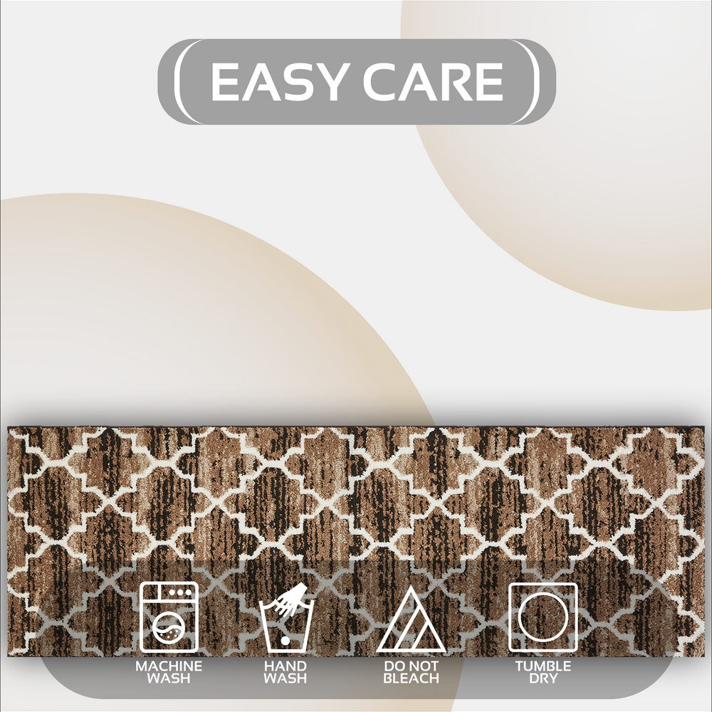 
                      
                        Savio Bath Rug - 100% Polyester Knitted Bath Mat with Gel Foam/Rubber Backing, Marrakesh Pattern
                      
                    