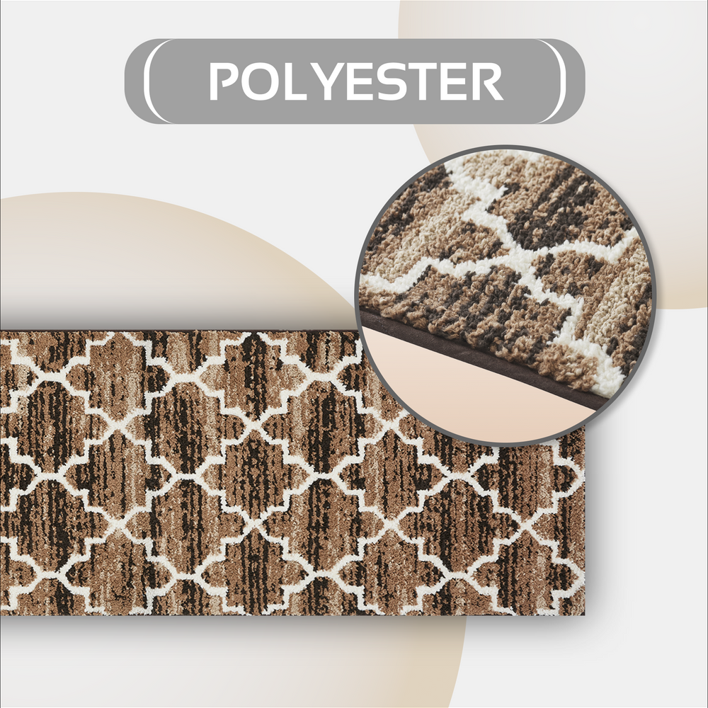 
                      
                        Savio Bath Rug - 100% Polyester Knitted Bath Mat with Gel Foam/Rubber Backing, Marrakesh Pattern
                      
                    