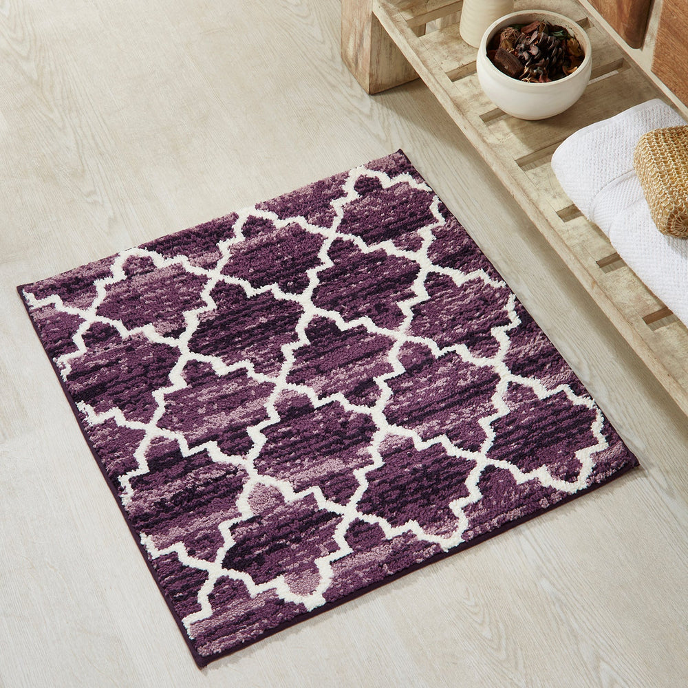 
                      
                        Savio Bath Rug - 100% Polyester Knitted Bath Mat with Gel Foam/Rubber Backing, Marrakesh Pattern
                      
                    