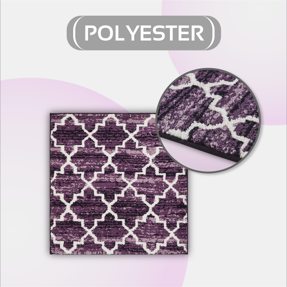 
                      
                        Savio Bath Rug - 100% Polyester Knitted Bath Mat with Gel Foam/Rubber Backing, Marrakesh Pattern
                      
                    