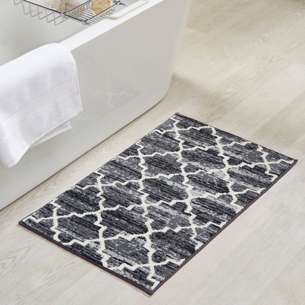 
                      
                        Savio Bath Rug - 100% Polyester Knitted Bath Mat with Gel Foam/Rubber Backing, Marrakesh Pattern
                      
                    