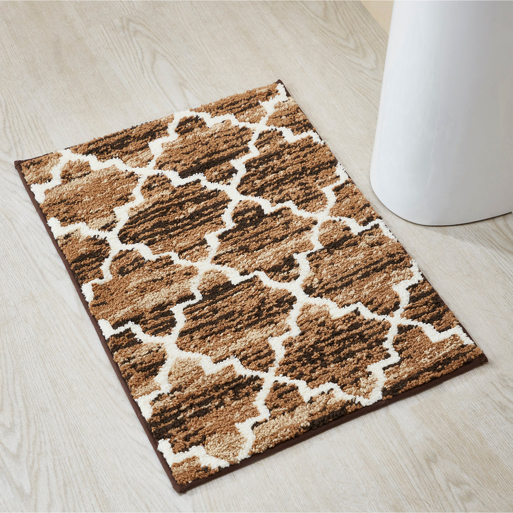 
                      
                        Better Trends Savio Bath Rug Collection 2 PC (17" x 24" | 17" x 24") in Brown
                      
                    