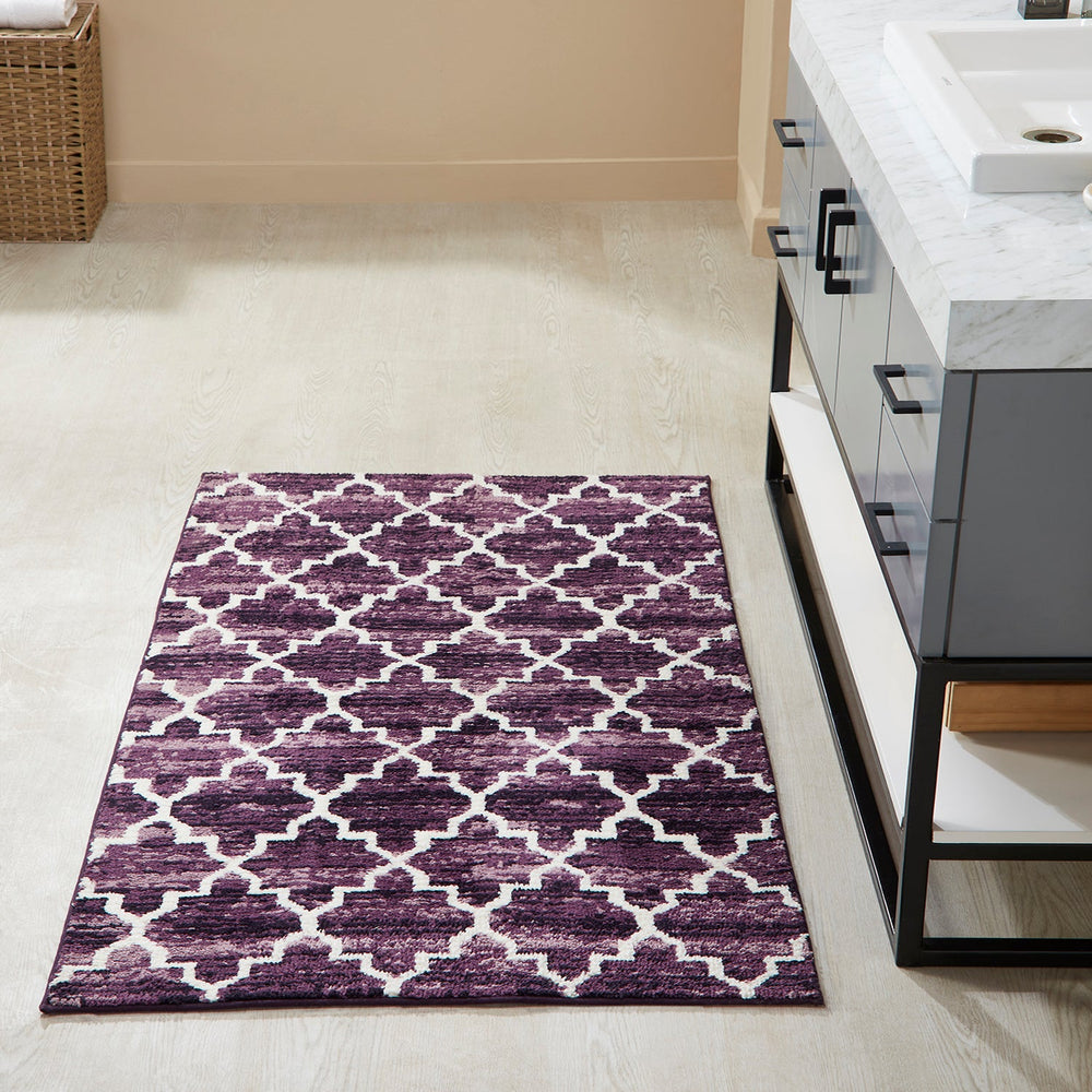 
                      
                        Savio Bath Rug - 100% Polyester Knitted Bath Mat with Gel Foam/Rubber Backing, Marrakesh Pattern
                      
                    