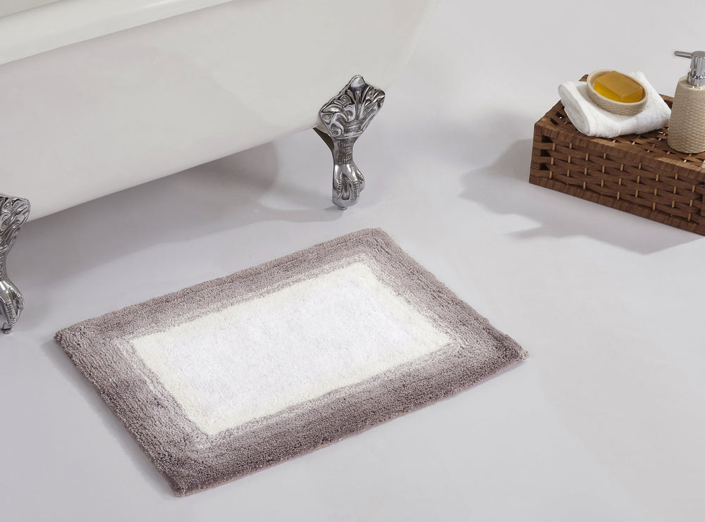 Torrent 100% Cotton Bath Mats, Tufted Design, Absorbent & Machine Washable for Bathroom Floor, Shower & Sink