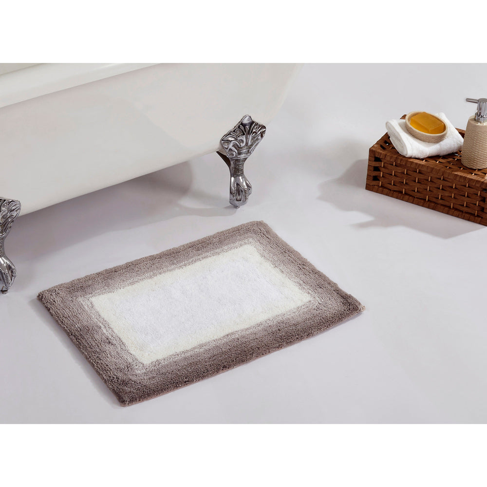 Better Trends 100% Cotton Torrent Collection Bath Mats, Beige Bath Mat - Tufted, Absorbent & Machine Washable Bath Mats for Bathtubs, Rain Showers and Under The Sink, 21