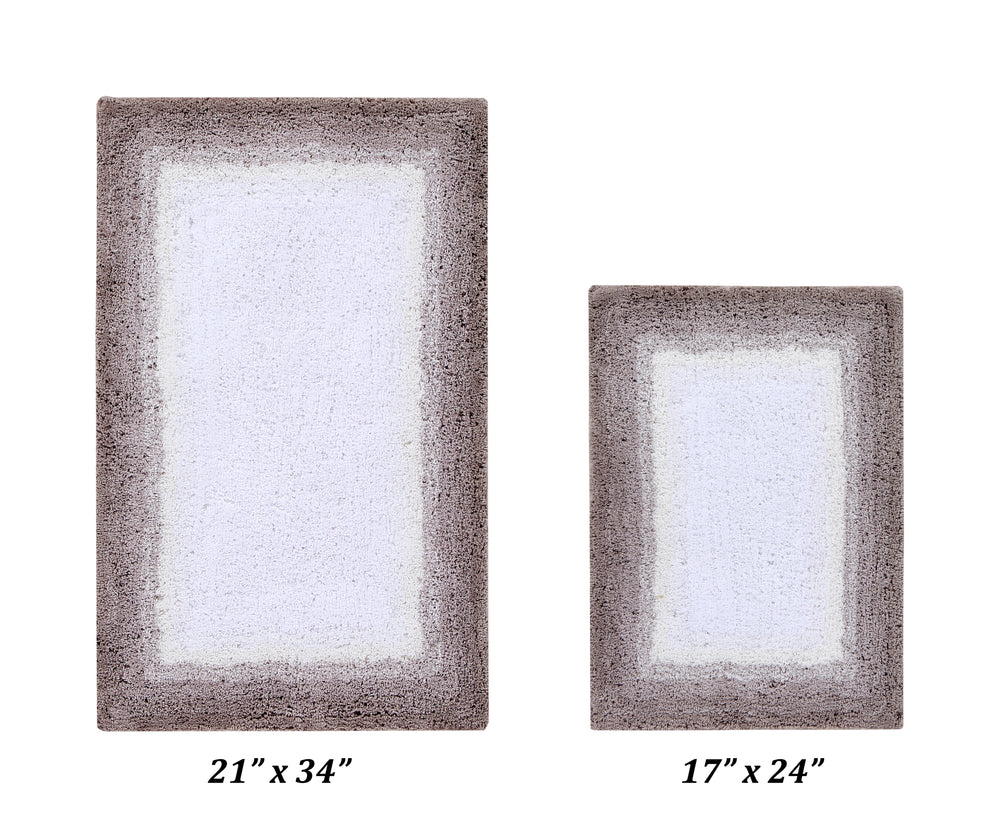 Better Trends 100% Cotton Torrent Collection Bath Mats, Beige Bath Mat - Tufted, Machine Washable Bath Mats for Bathroom Floor, Tub and Shower, Bathroom rug 2 Piece Set (17