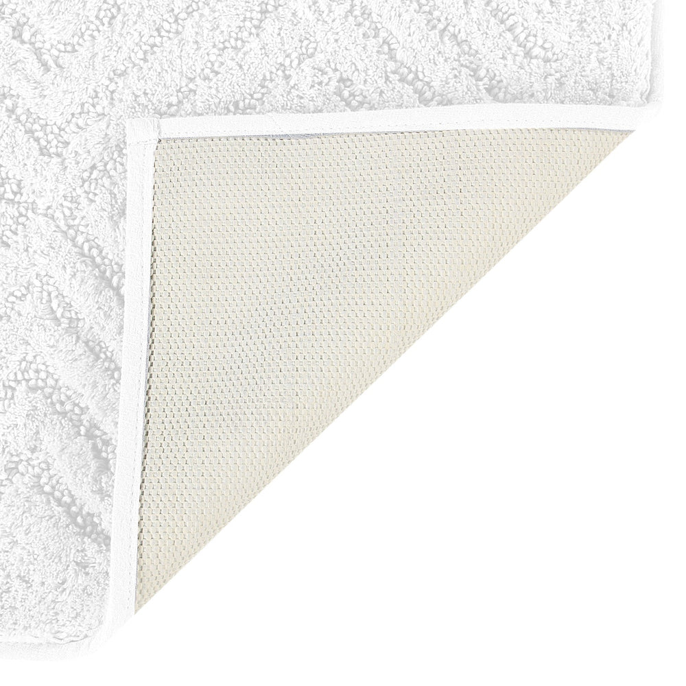 
                      
                        Trier Bath Rug - 100% Cotton Tufted Bath Mat with Gel Foam/Rubber Backing, Diamond Pattern
                      
                    