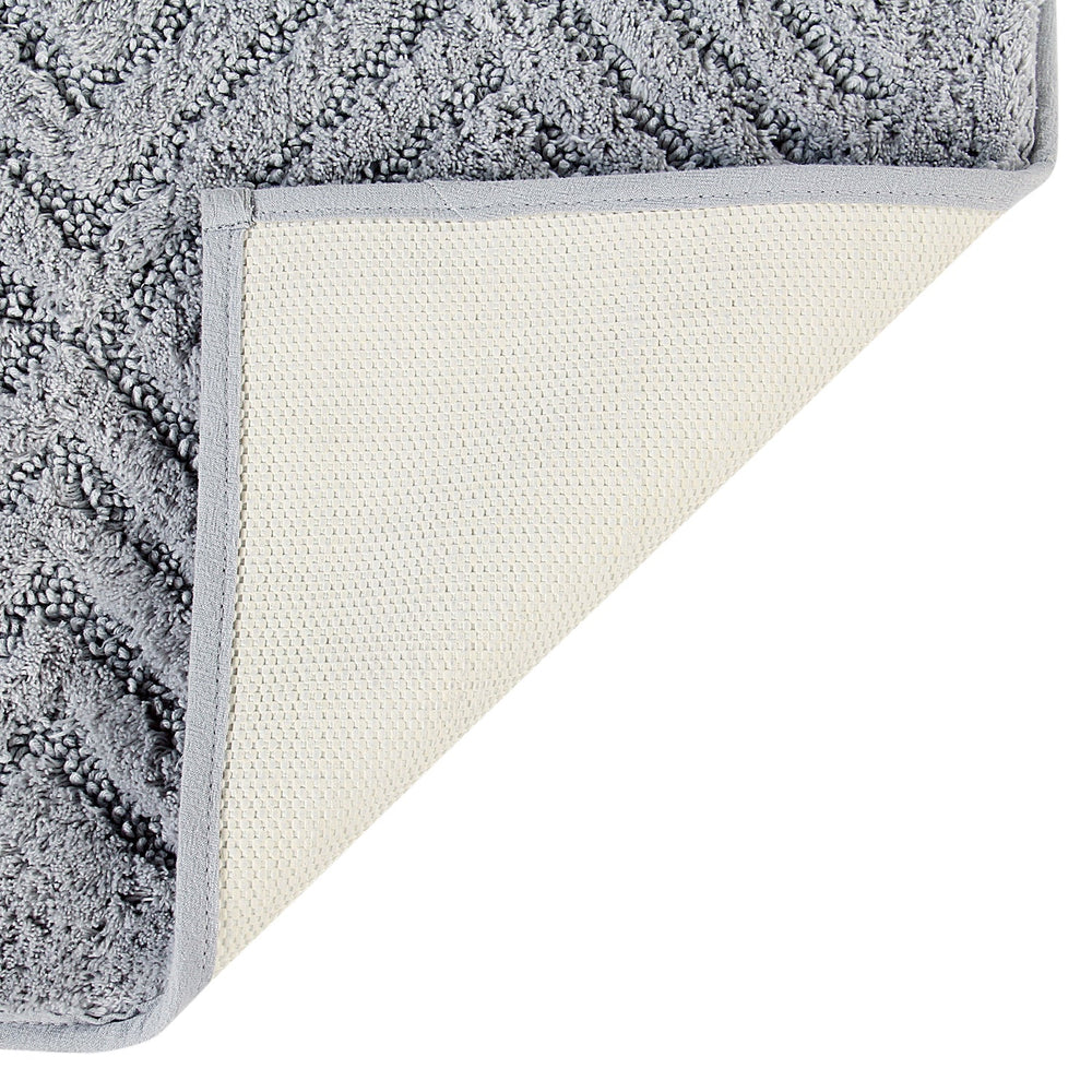 
                      
                        Trier Bath Rug - 100% Cotton Tufted Bath Mat with Gel Foam/Rubber Backing, Diamond Pattern
                      
                    