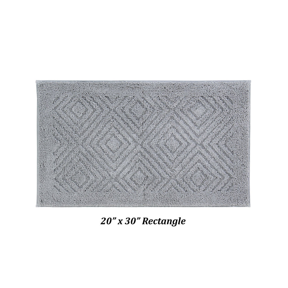 
                      
                        Trier Bath Rug - 100% Cotton Tufted Bath Mat with Gel Foam/Rubber Backing, Diamond Pattern
                      
                    