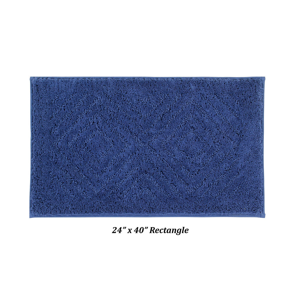 
                      
                        Trier Bath Rug - 100% Cotton Tufted Bath Mat with Gel Foam/Rubber Backing, Diamond Pattern
                      
                    