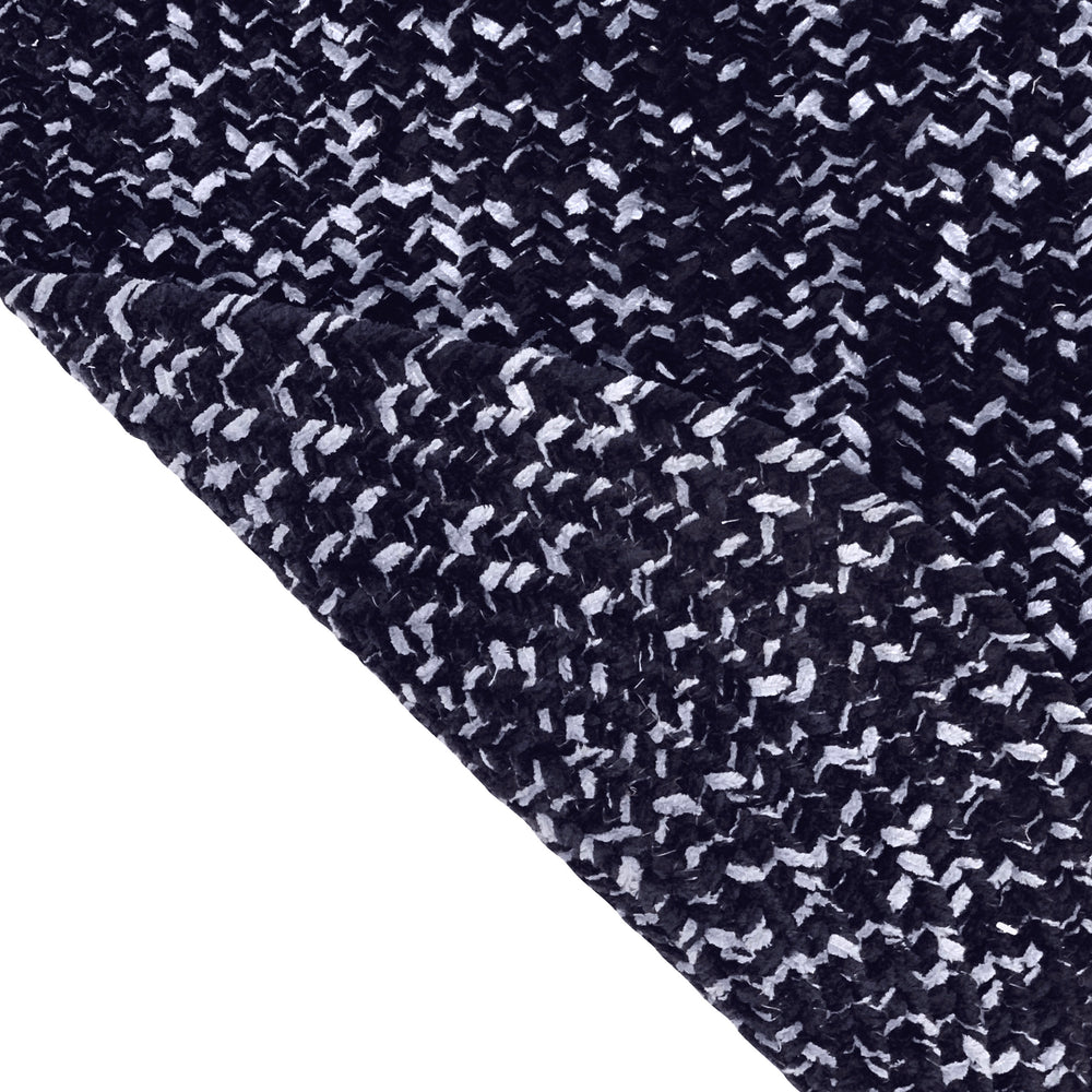 
                      
                        Better Trends Chenille Tweed Braid Collection is Durable and Stain Resistant Reversible Indoor Area Utility Rug 100% Polyester in Vibrant Colors, 22" x 40" Oval, Black & Gray
                      
                    