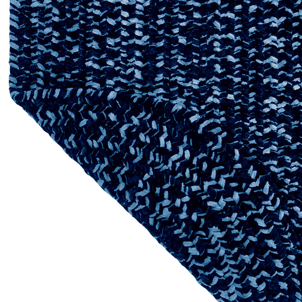 
                      
                        Better Trends Chenille Tweed Braid Collection is Durable and Stain Resistant Reversible Indoor Area Utility Rug 100% Polyester in Vibrant Colors, 60" x 96" Oval, Navy & Smoke Blue
                      
                    