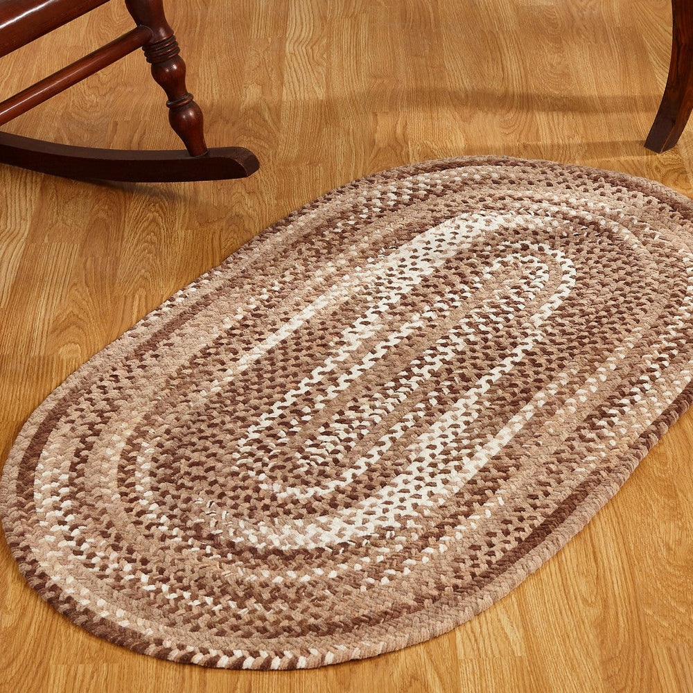 
                      
                        Ombre Reversible Area Rug, 100% Cotton Chenille, Braided & Durable for Entryway, Living Room, Kitchen
                      
                    