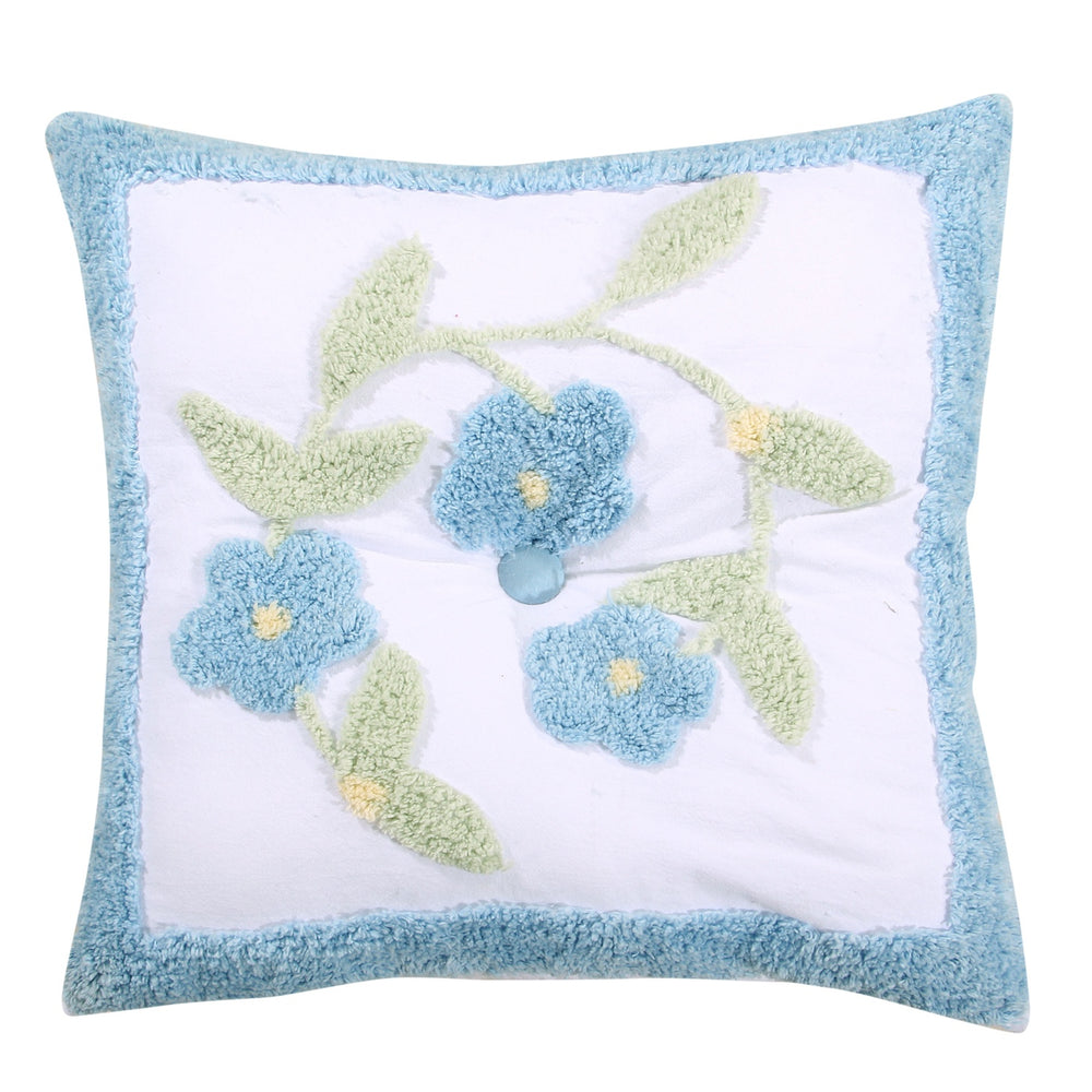 
                      
                        Better Trends Bloomfield Collection 100% Cotton King Bedspread Set in Blue
                      
                    