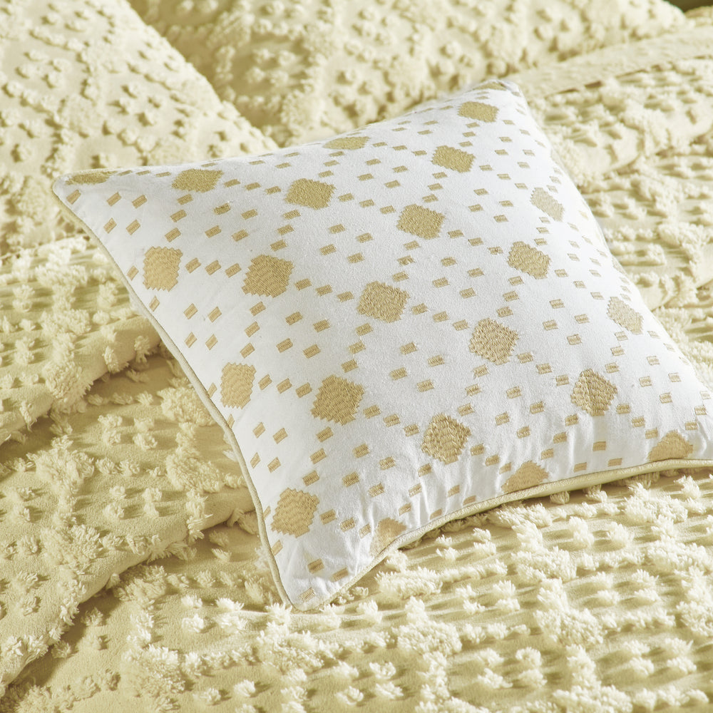 
                      
                        Charleston 100% Cotton Soft & Plush Chenille Tufted Diamond Pattern Unique Luxurious 4 Piece Bedspread & Sham Set, All-Season, Machine Washable Coverlet Set
                      
                    