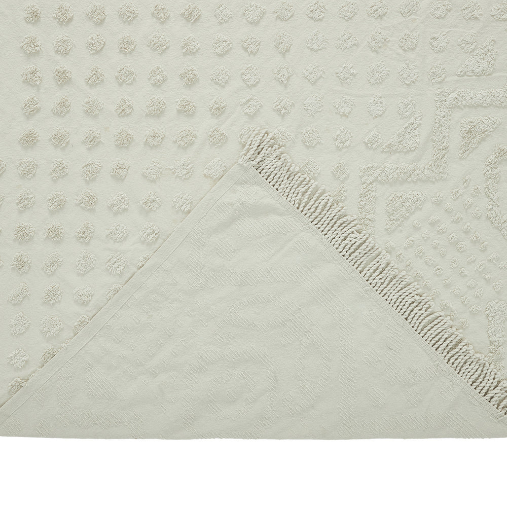 
                      
                        Heirloom 100% Cotton Chenille Bedspread & Shams, Medallion Design, Lightweight Luxury Coverlet
                      
                    