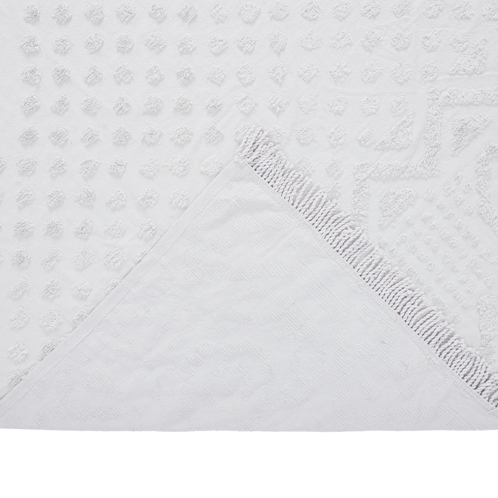 
                      
                        Heirloom 100% Cotton Chenille Bedspread & Shams, Medallion Design, Lightweight Luxury Coverlet
                      
                    