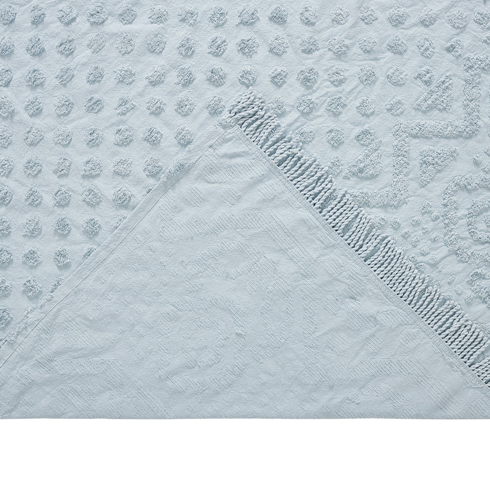 
                      
                        Heirloom 100% Cotton Chenille Bedspread & Shams, Medallion Design, Lightweight Luxury Coverlet
                      
                    