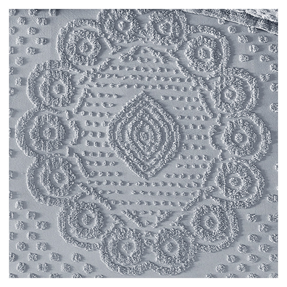 
                      
                        Heirloom 100% Cotton Chenille Bedspread & Shams, Medallion Design, Lightweight Luxury Coverlet
                      
                    