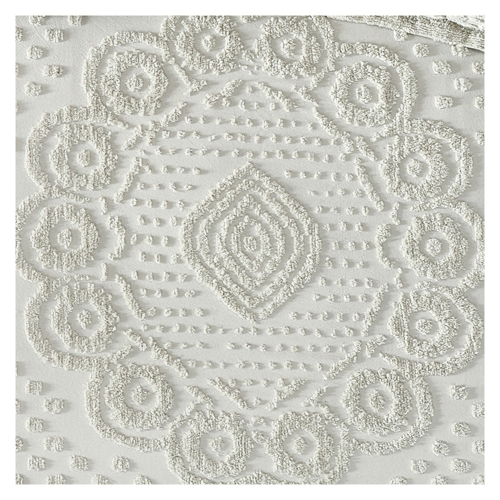 
                      
                        Heirloom 100% Cotton Chenille Bedspread & Shams, Medallion Design, Lightweight Luxury Coverlet
                      
                    