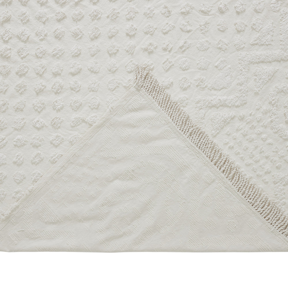 
                      
                        Heirloom 100% Cotton Chenille Bedspread & Shams, Medallion Design, Lightweight Luxury Coverlet
                      
                    