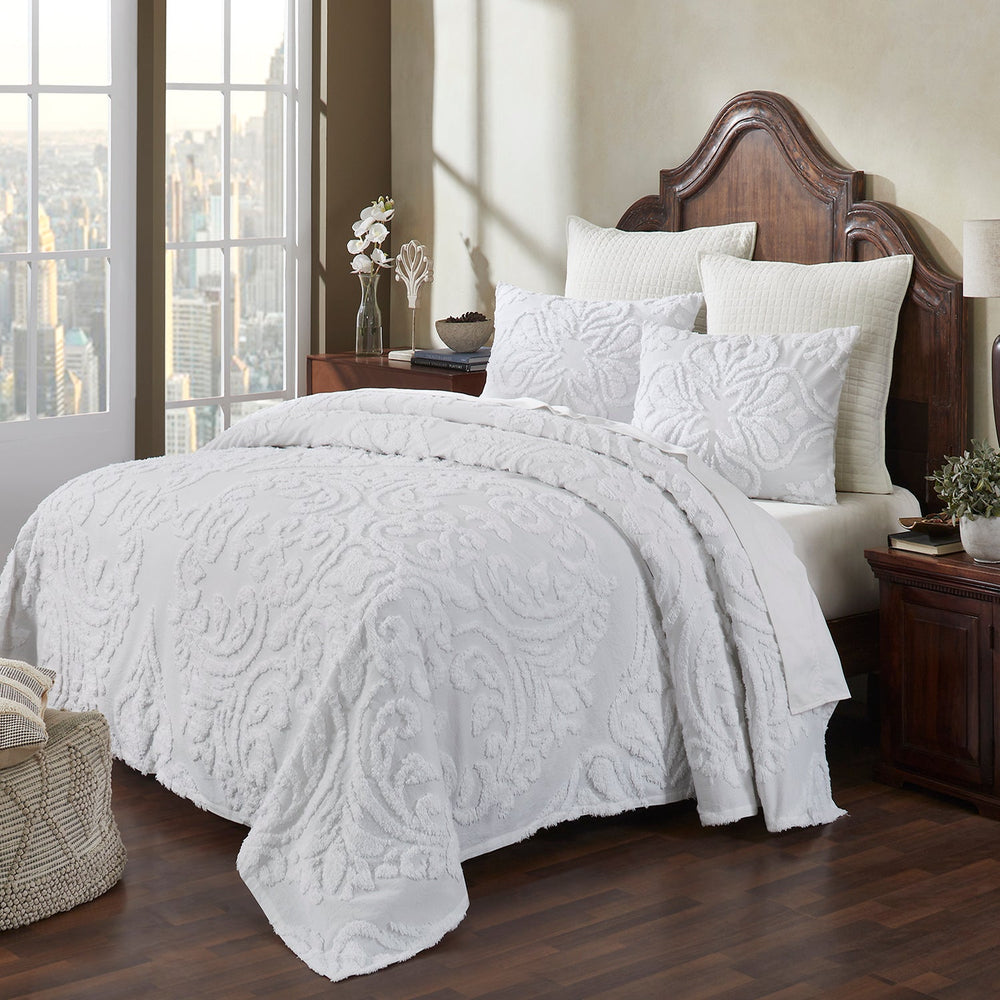 
                      
                        Rylee 100% Cotton Chenille, Soft & Breathable Floral Design, Luxurious All Season Comfort, Machine Washable Tufted Bedspreads
                      
                    