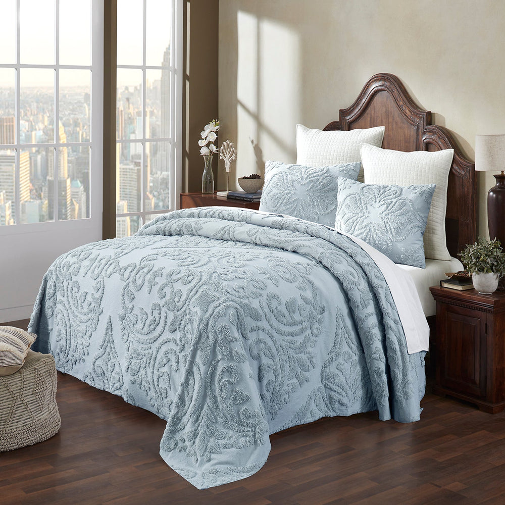 
                      
                        Rylee 100% Cotton Chenille, Soft & Breathable Floral Design, Luxurious All Season Comfort, Machine Washable Tufted Bedspreads
                      
                    