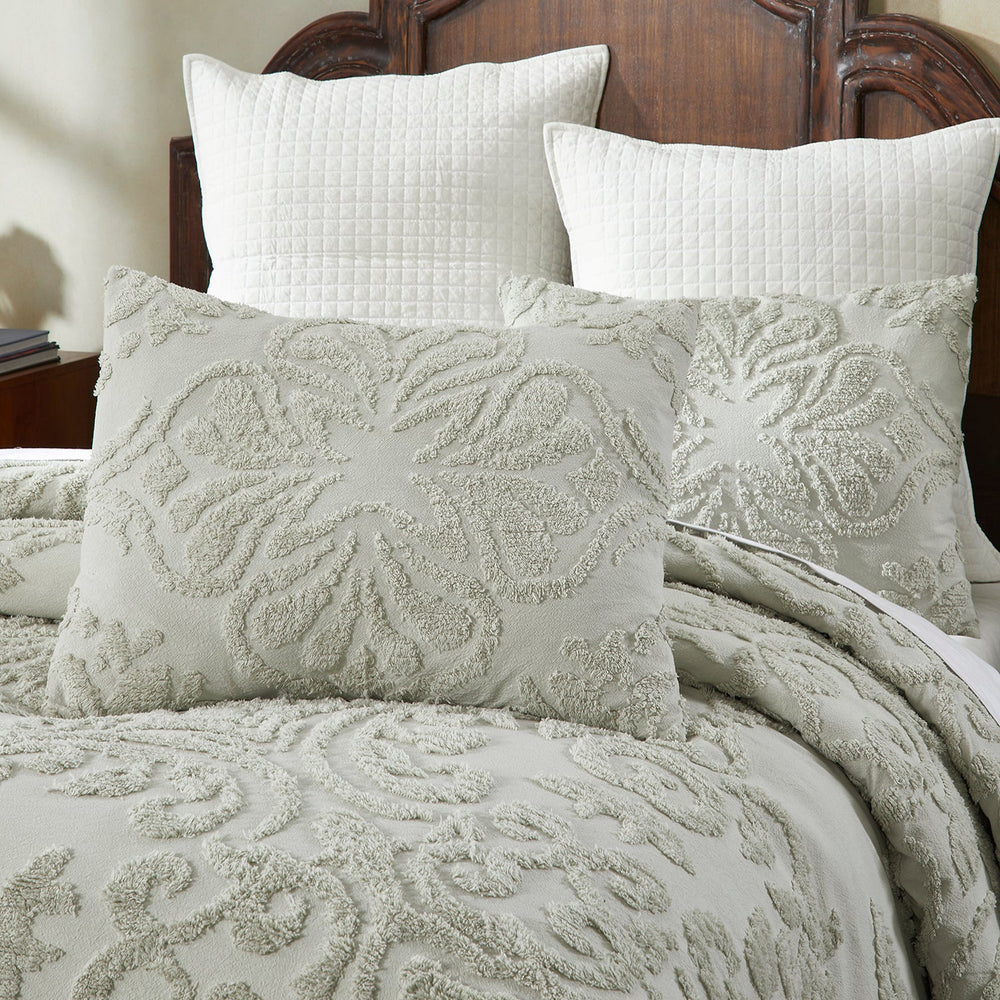 
                      
                        Rylee 100% Cotton Premium Chenille Bedspread Set Soft & Breathable Floral Design Machine Washable, Luxurious All Season Comfort Bedspread Set
                      
                    