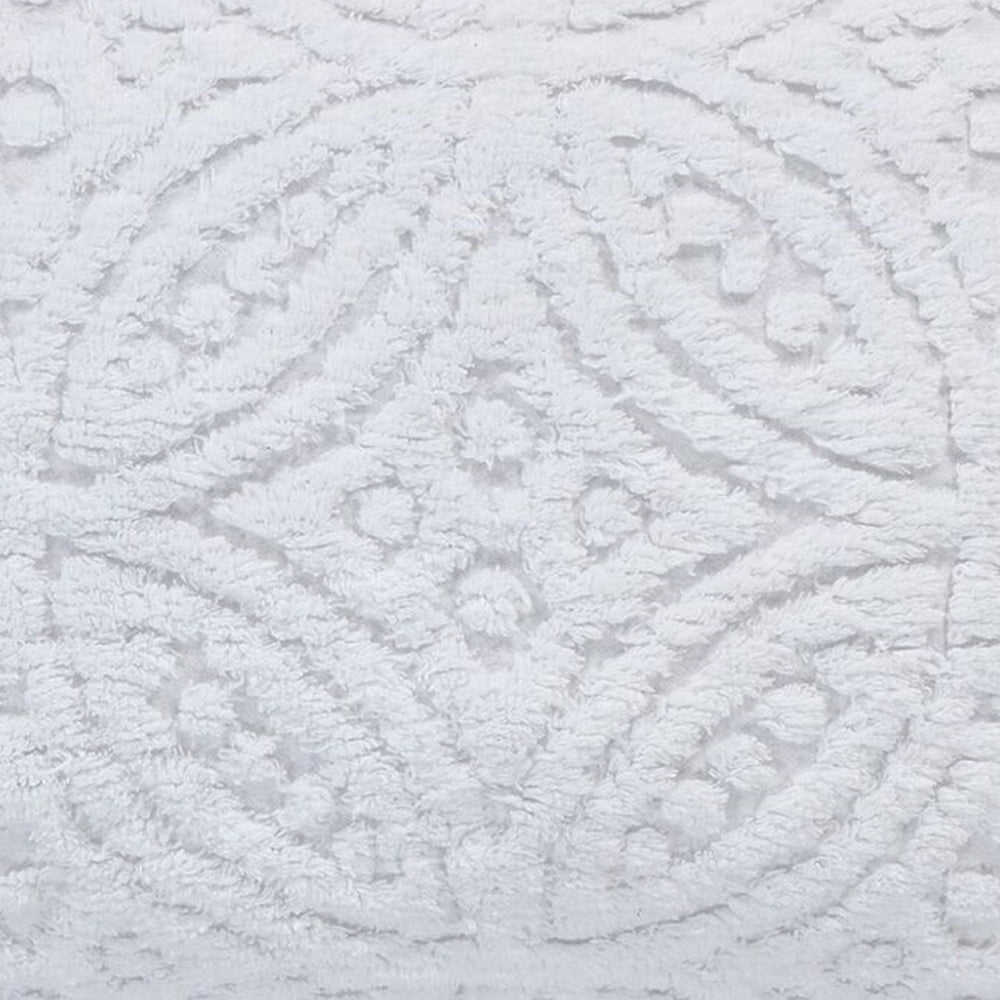 
                      
                        Wedding Ring Tufted Geometric Loop & Ring Bedspread, 100% Cotton, Solid Backing, Machine Washable Bedding
                      
                    