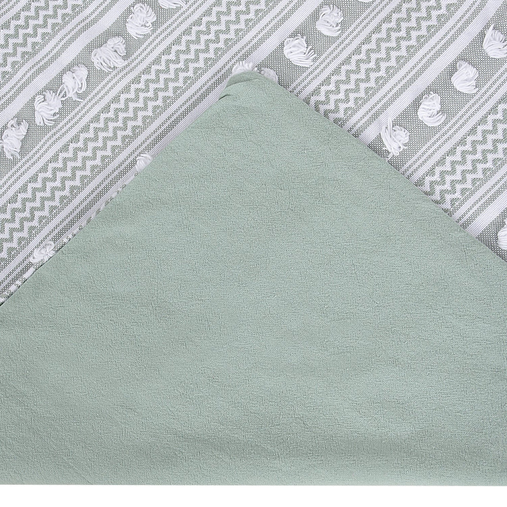 
                      
                        Angelique Tufted Comforter Set - Stripe & Chevron Pattern, 100% Polyester Fill, Available in Twin, Queen & King Sizes
                      
                    