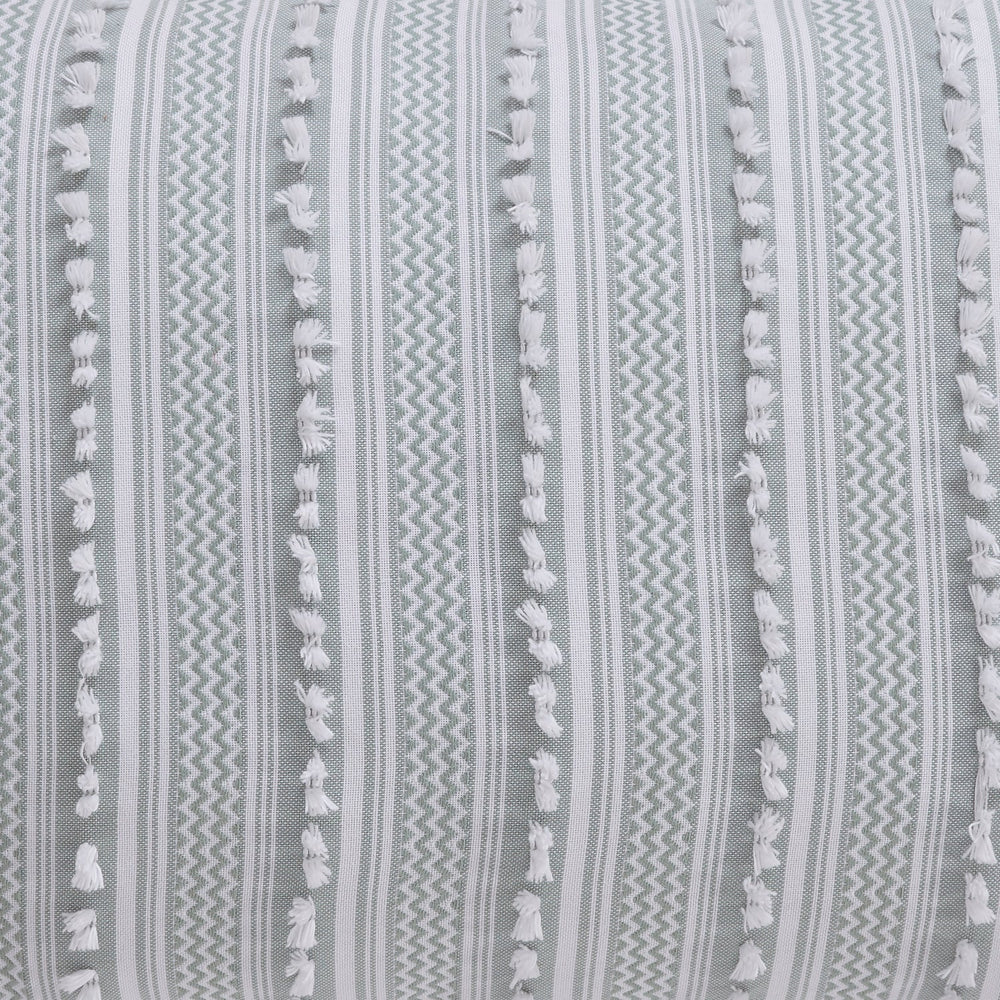 
                      
                        Angelique Tufted Comforter Set - Stripe & Chevron Pattern, 100% Polyester Fill, Available in Twin, Queen & King Sizes
                      
                    