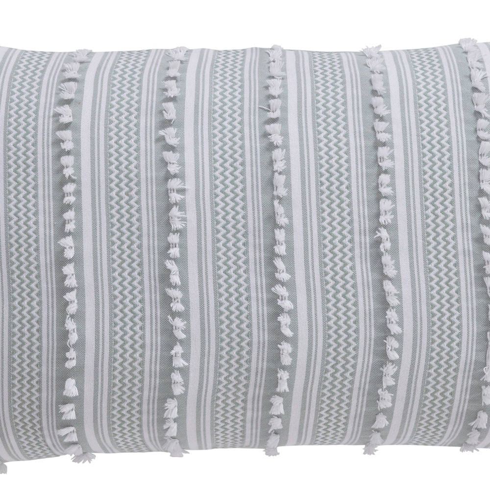 
                      
                        Angelique Tufted Comforter Set - Stripe & Chevron Pattern, 100% Polyester Fill, Available in Twin, Queen & King Sizes
                      
                    