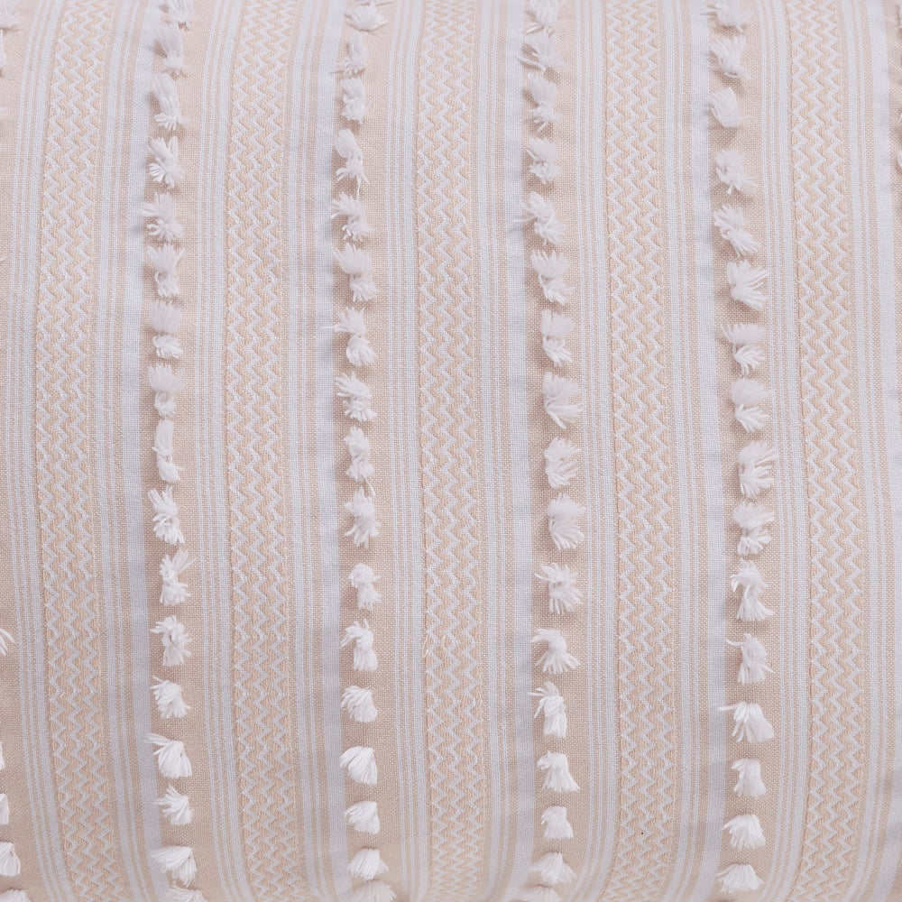 
                      
                        Angelique Tufted Comforter Set - Stripe & Chevron Pattern, 100% Polyester Fill, Available in Twin, Queen & King Sizes
                      
                    