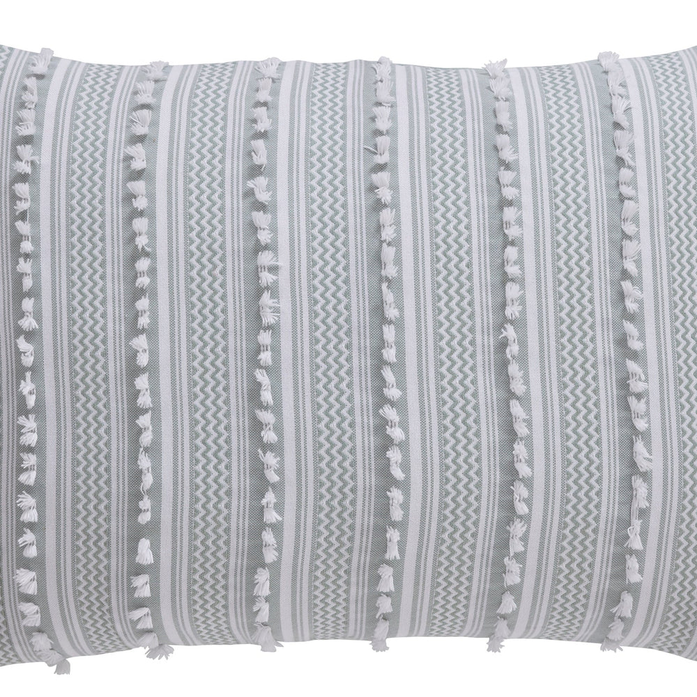 
                      
                        Angelique Tufted Comforter Set - Stripe & Chevron Pattern, 100% Polyester Fill, Available in Twin, Queen & King Sizes
                      
                    