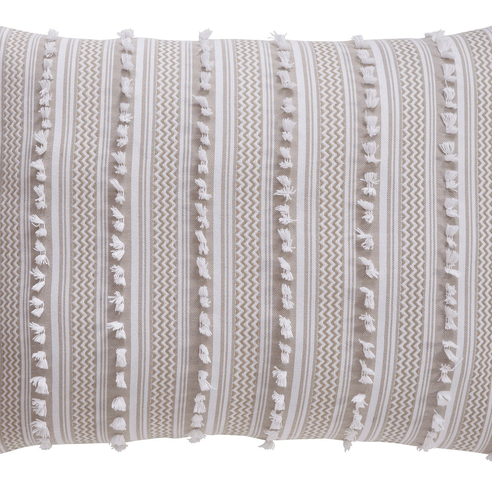 
                      
                        Angelique Tufted Comforter Set - Stripe & Chevron Pattern, 100% Polyester Fill, Available in Twin, Queen & King Sizes
                      
                    