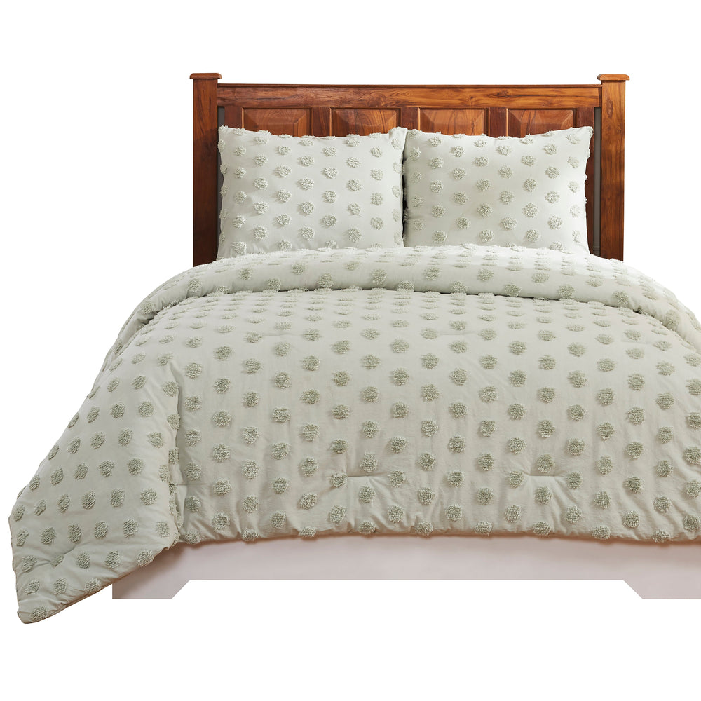 
                      
                        Athenia Tufted Polka Dot Comforter Set - Soft Tufted Design, 100% Polyester Fill, Luxurious and Cozy Bedding Set
                      
                    
