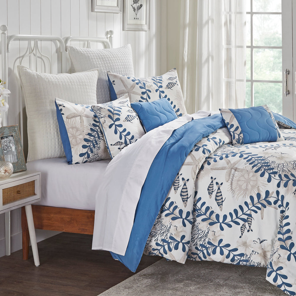 
                      
                        Caspian Nautical Comforter Soft 100% Polyester Fill, Lightweight and Cozy Comforter Set
                      
                    
