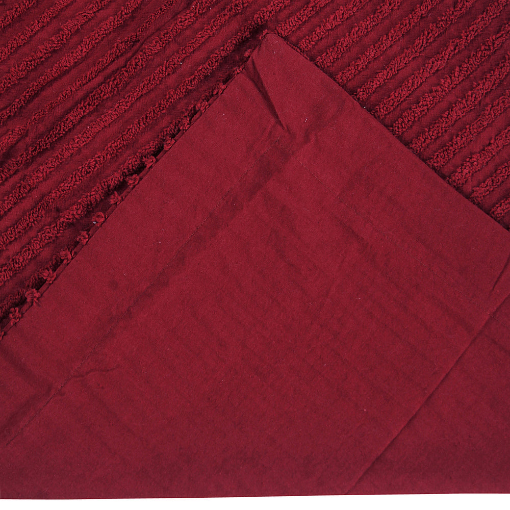 
                      
                        Jullian 100% Cotton Chenille Bedspread & Shams, Machine Washable Tufted Bold Stripes, Luxurious All-Season Bedding
                      
                    