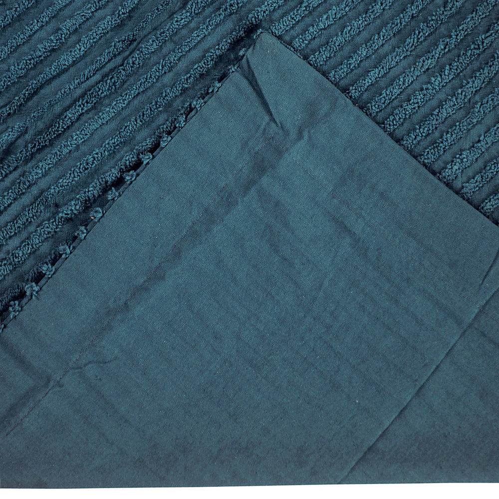 
                      
                        Jullian 100% Cotton Chenille Bedspread & Shams, Machine Washable Tufted Bold Stripes, Luxurious All-Season Bedding
                      
                    