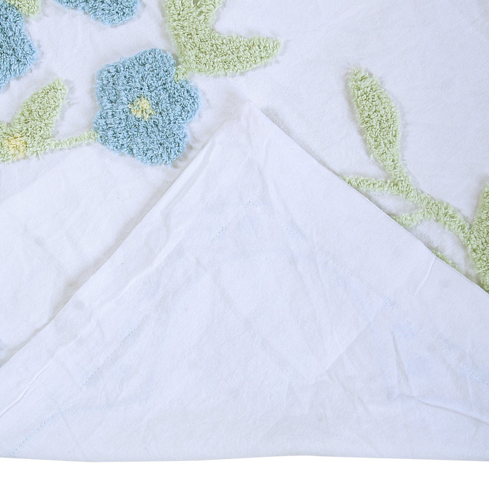 
                      
                        Bloomfield Collection Floral Tufted Cotton Sham 100% Cotton, Solid Backing, Machine Washable
                      
                    